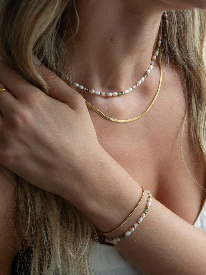 Santorini Necklace - Halskette (wasserfest)