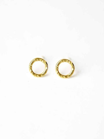 Eternity Hammered Stud - Ohrstecker (wasserfest)