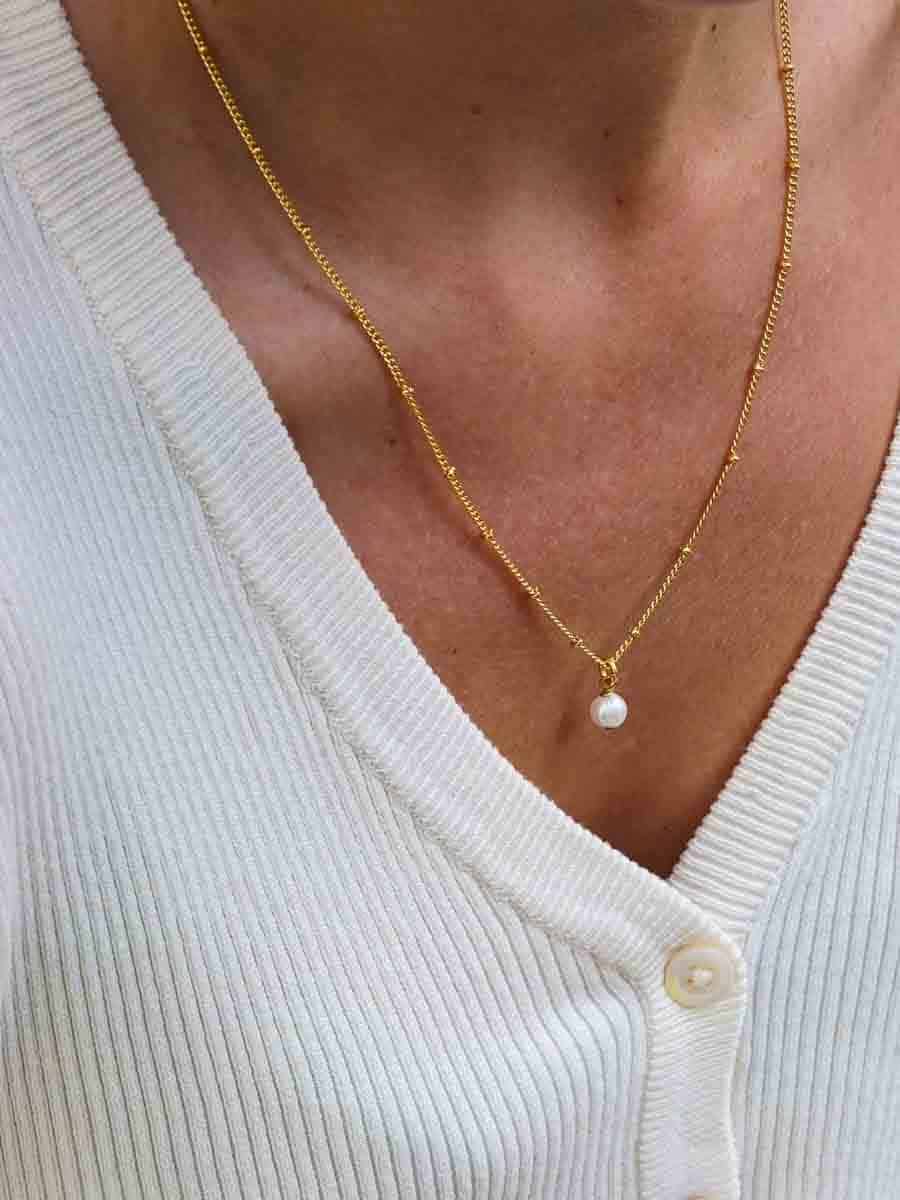 Pearl Love Necklace - Perlenkette