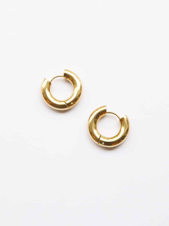 Coco Pearl Hoop - Creolen (wasserfest)