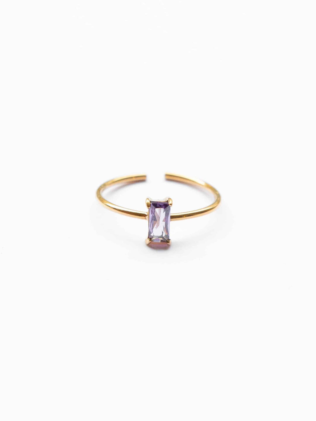 Vertical Hannah Ring - Fingerring (wasserfest)