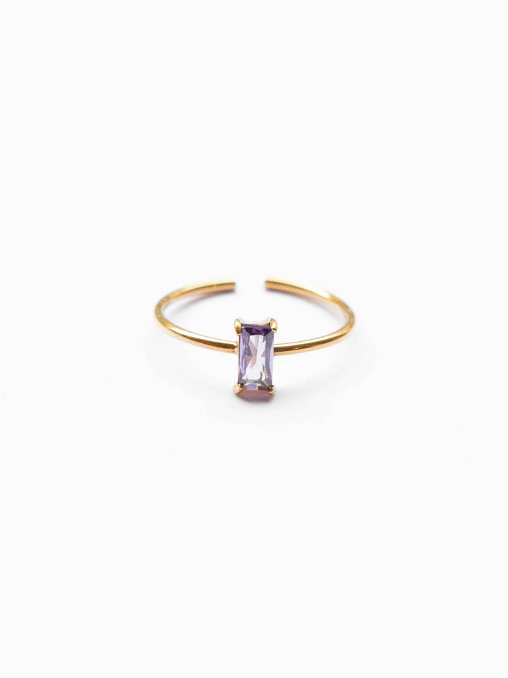 Vertical Hannah Ring - Fingerring (wasserfest)