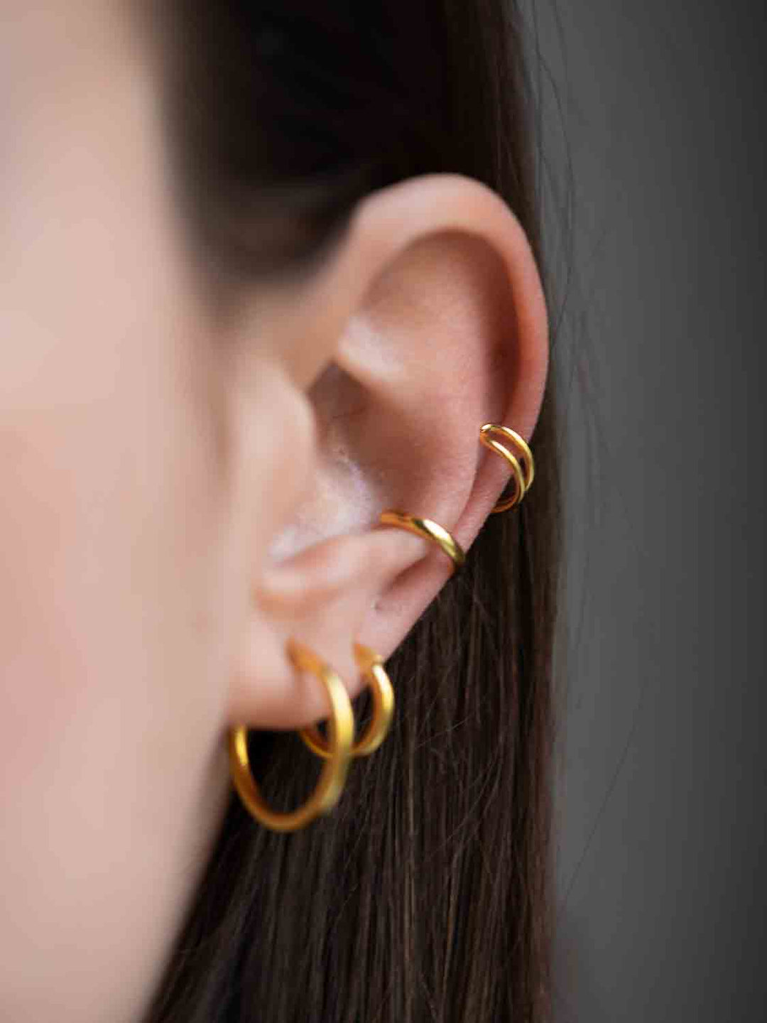 Double Row Earcuff - Ohrklemme (waterproof)