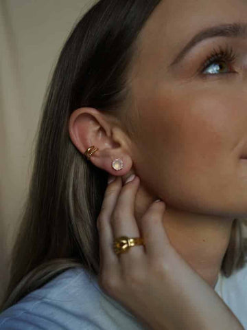 Alicia Stud - Ohrstecker (wasserfest)
