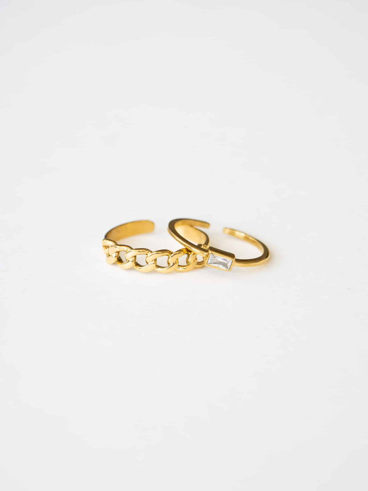 Ariana Hannah Ring Set (waterproof)