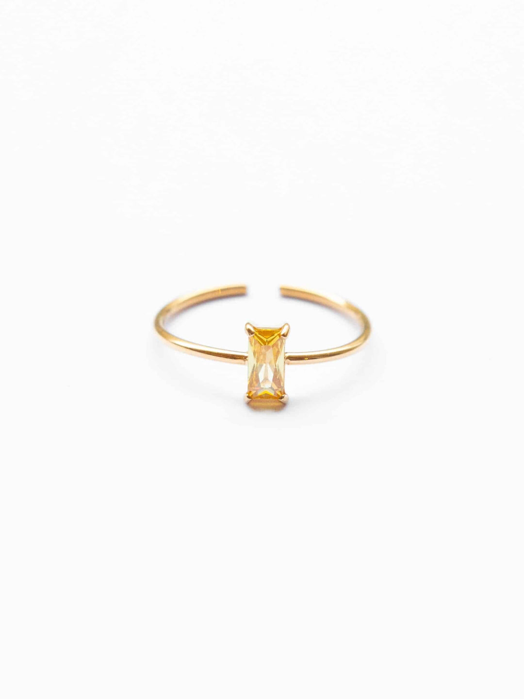 Vertical Hannah Ring - Fingerring (wasserfest)