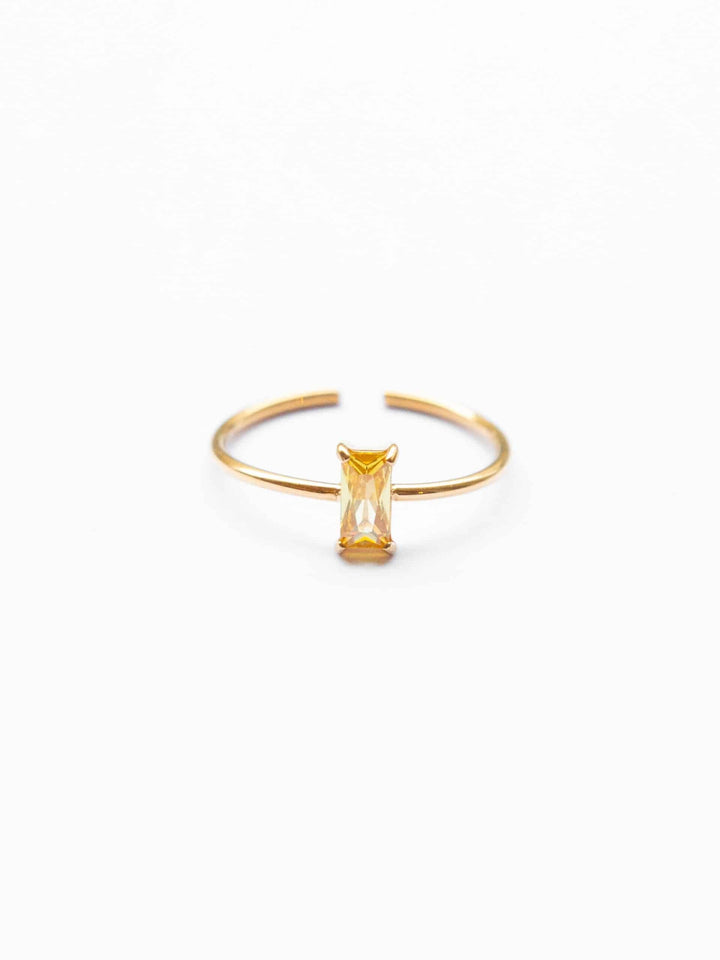 Vertical Hannah Ring - Fingerring (wasserfest)
