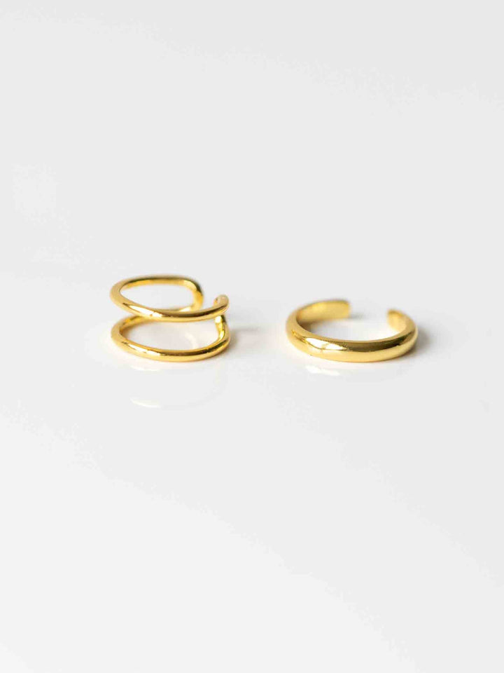 Double Row Earcuff - Ohrklemme Set (wasserfest)