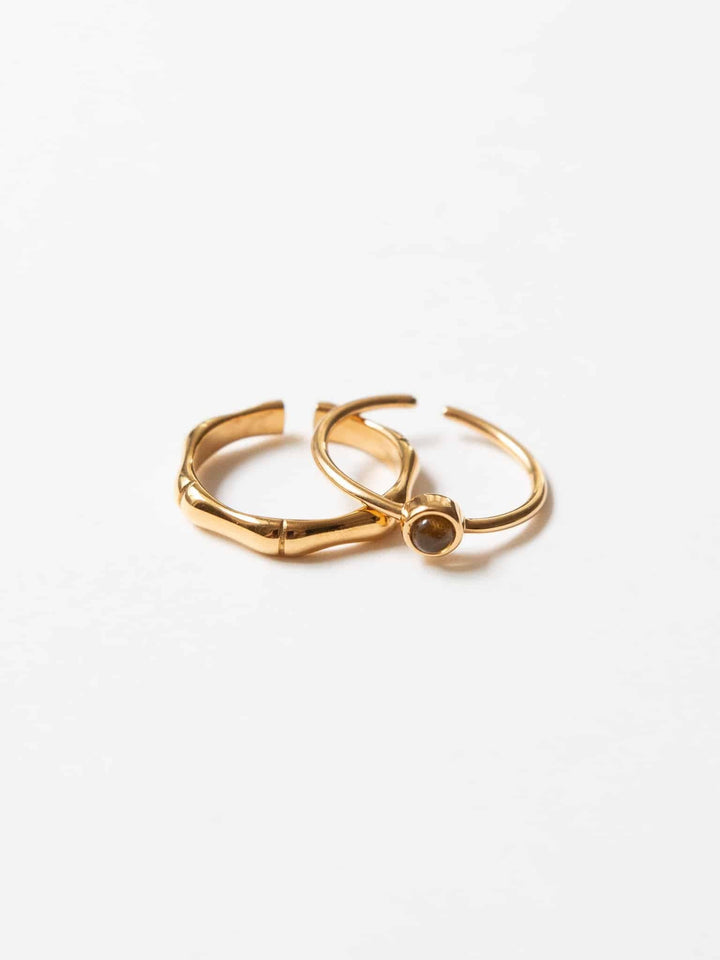 Bamboo Adriana Ring Set (wasserfest)