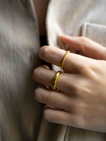 Simple Dots Ring Set (wasserfest)