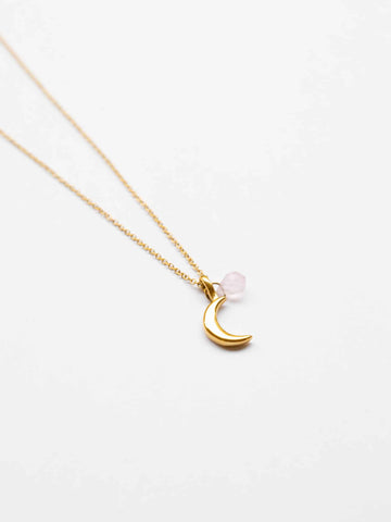 Personalized New Moon Necklace - Halskette (wasserfest)
