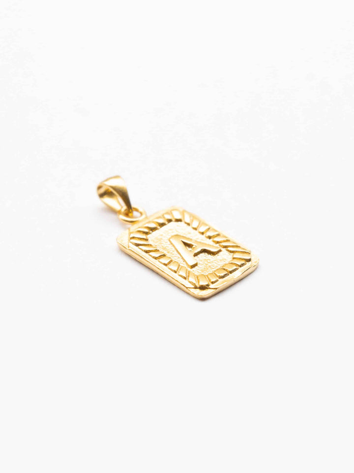 Personalized Letter Tag Charm - Anhänger (wasserfest)