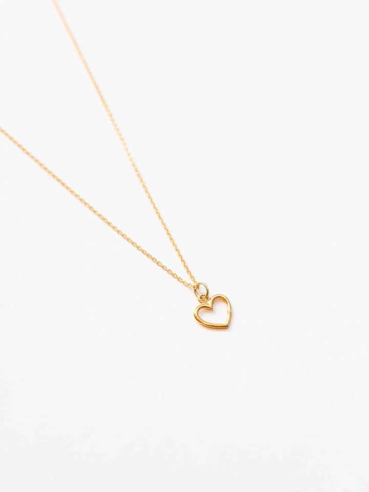 Simple Heart Necklace - Halskette