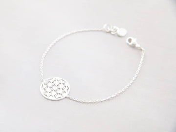 Flower of Life Bracelet - Armkette (wasserfest)