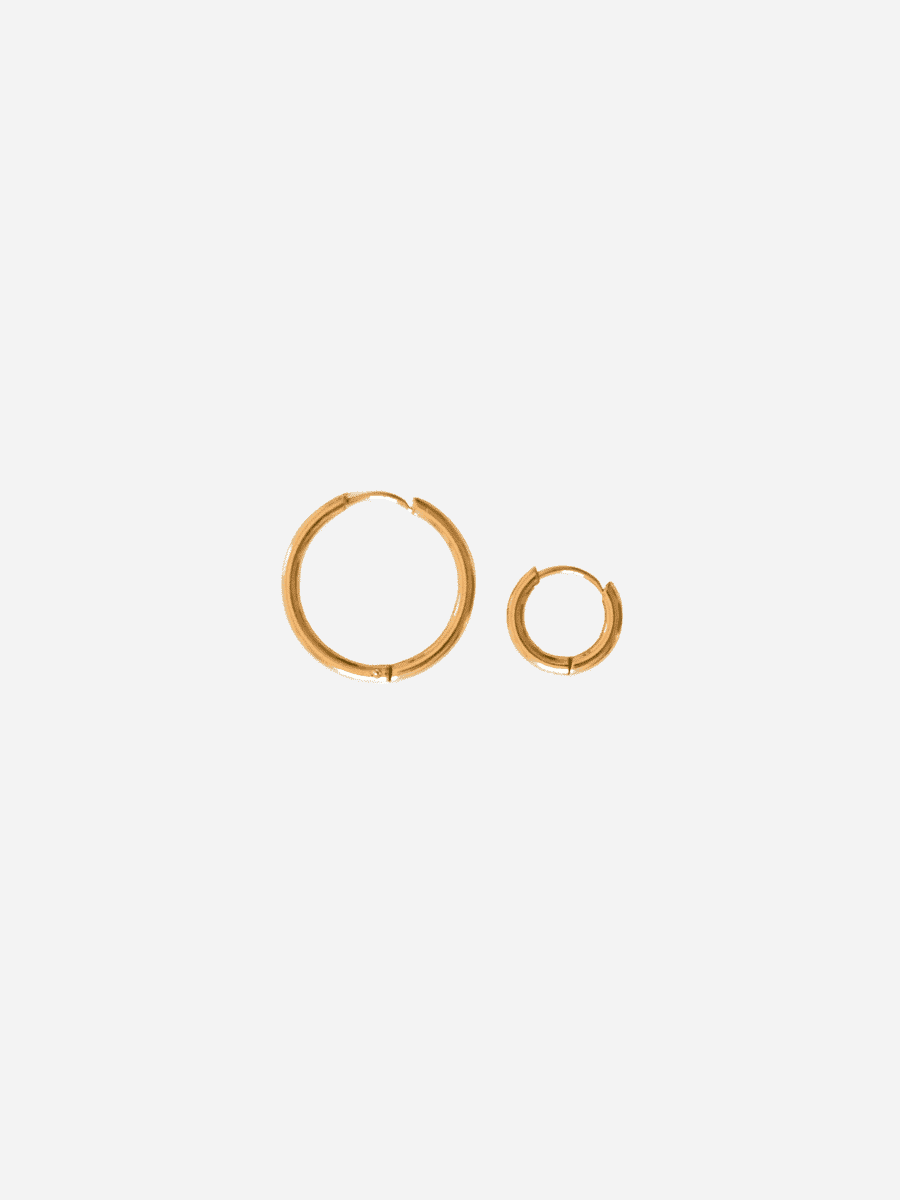 Ava Infinity Hoop - Creolen Set (wasserfest)
