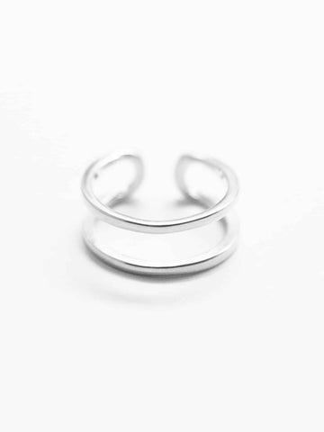 Double Row Ring - Fingerring Men (wasserfest)