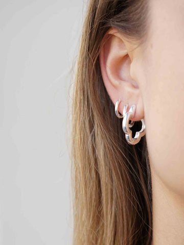Bold Clover Hoops - Creolen (wasserfest)