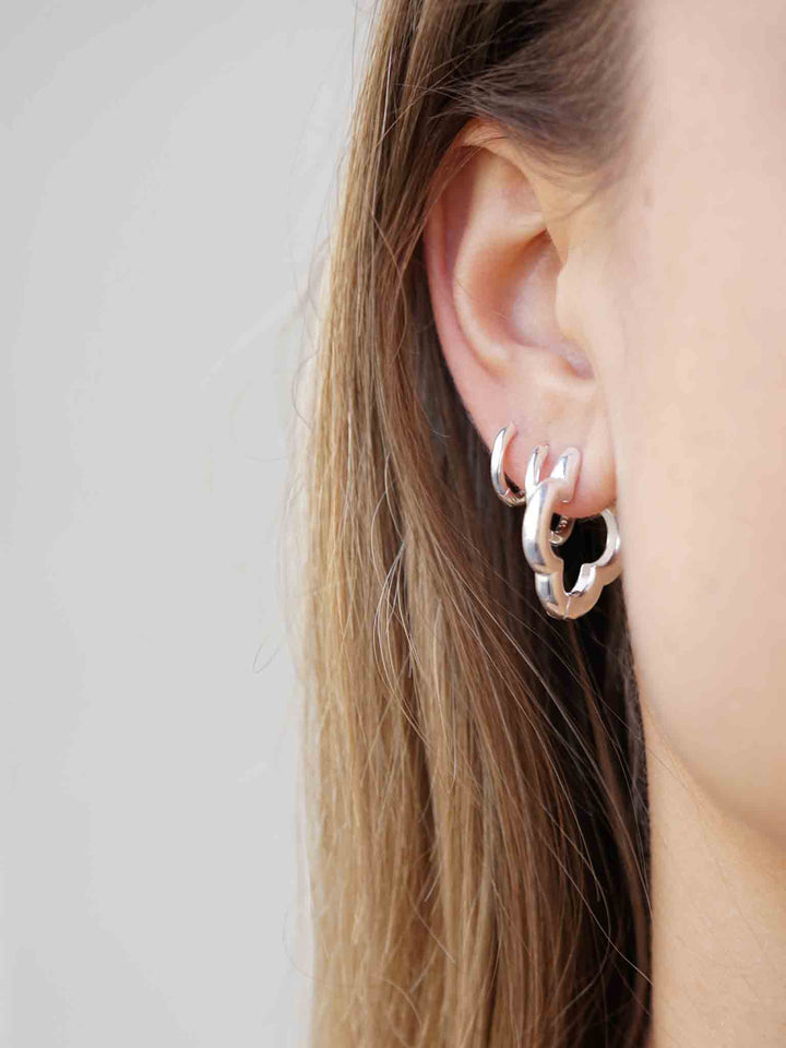 Bold Clover Hoops - Creolen (wasserfest)