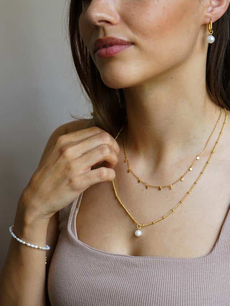 Pearl Love Necklace - Perlenkette