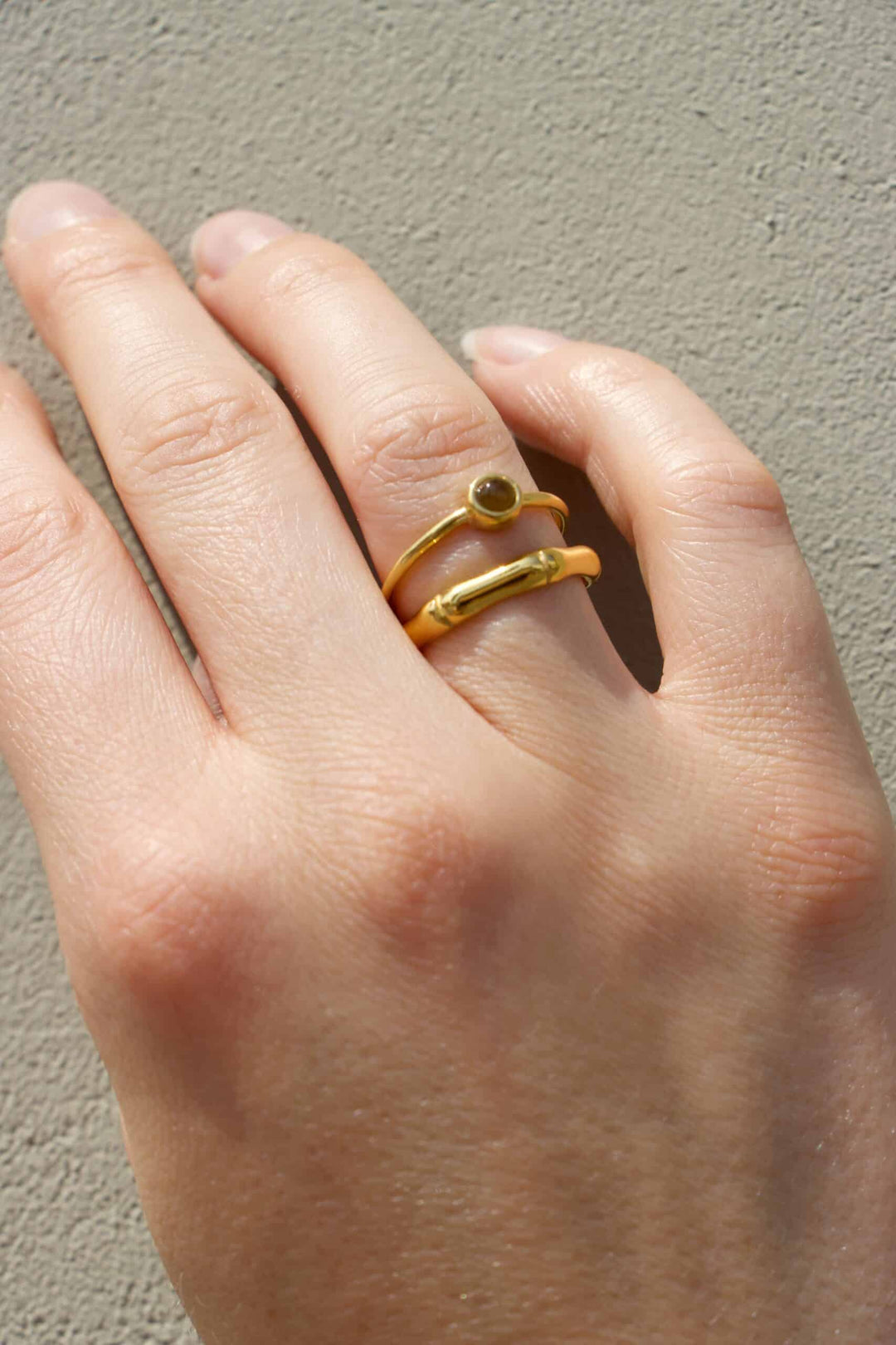 Bamboo Adriana Ring Set (wasserfest)