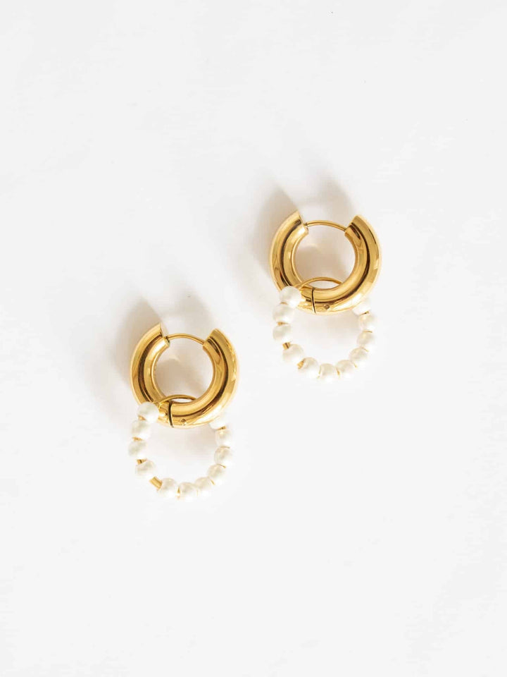 Coco Pearl Earring Set (waterproof)