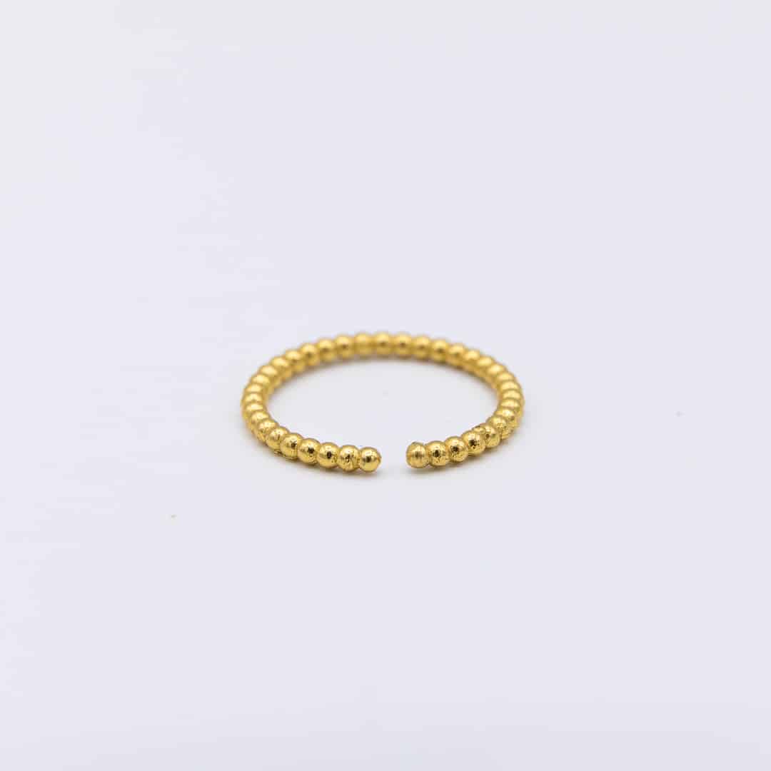 Dotted Ring - Echtgold (14K / 18K)