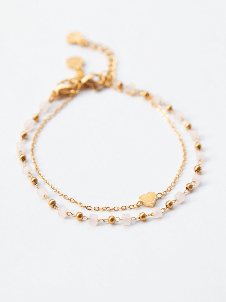 Alyssa Love Bracelet - Armschmuck Set (wasserfest)