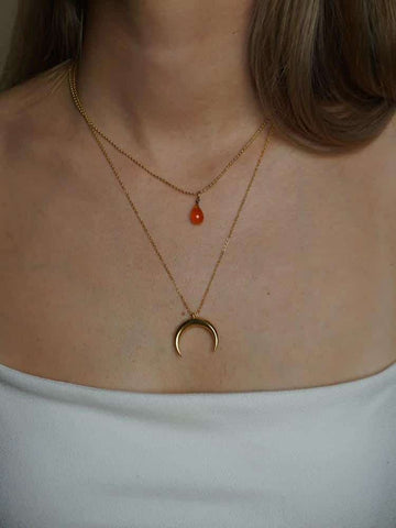 Moon Necklace - Halskette (wasserfest)