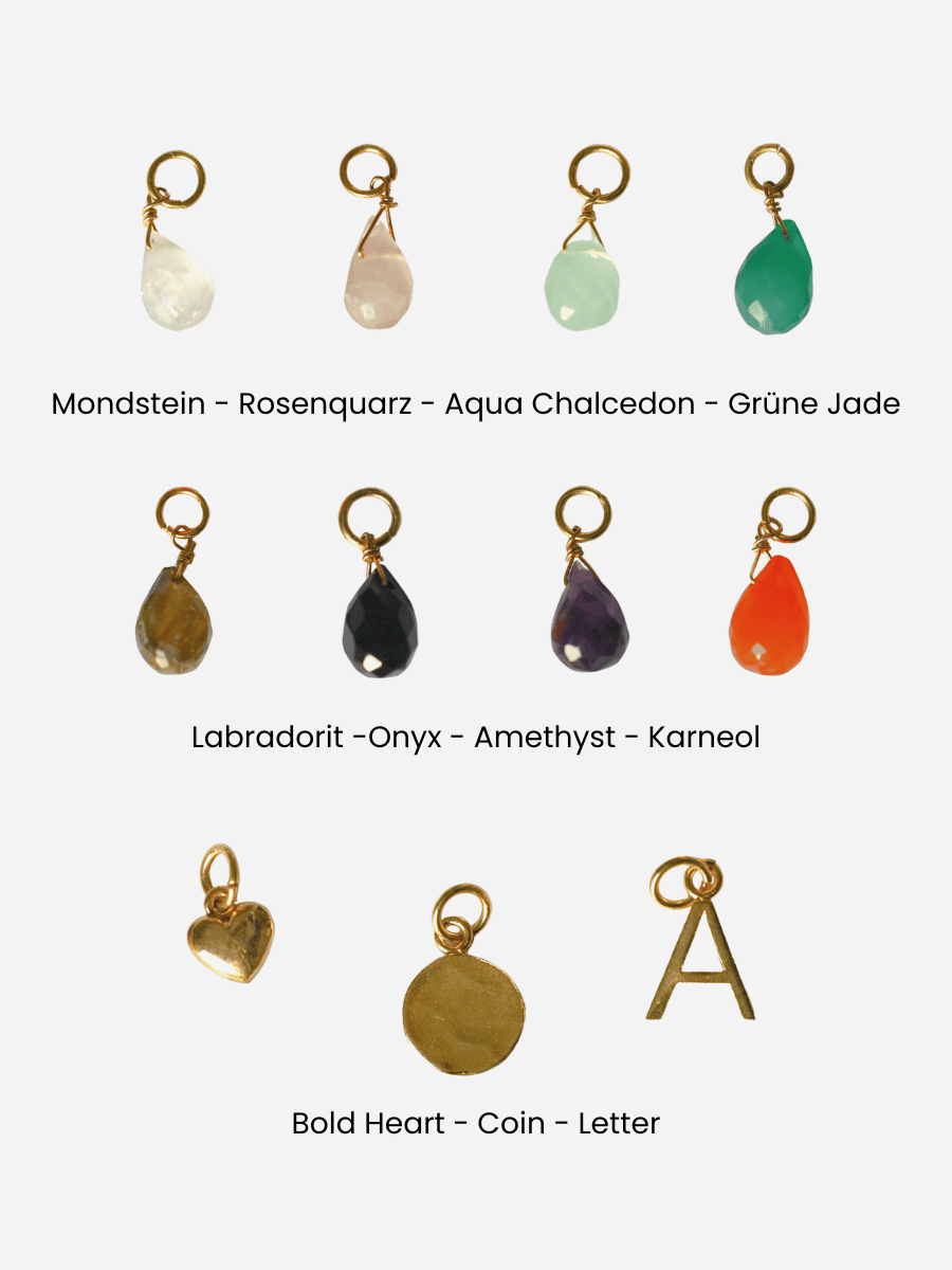Personalized Necklace mit zwei Anhängern (wasserfest)
