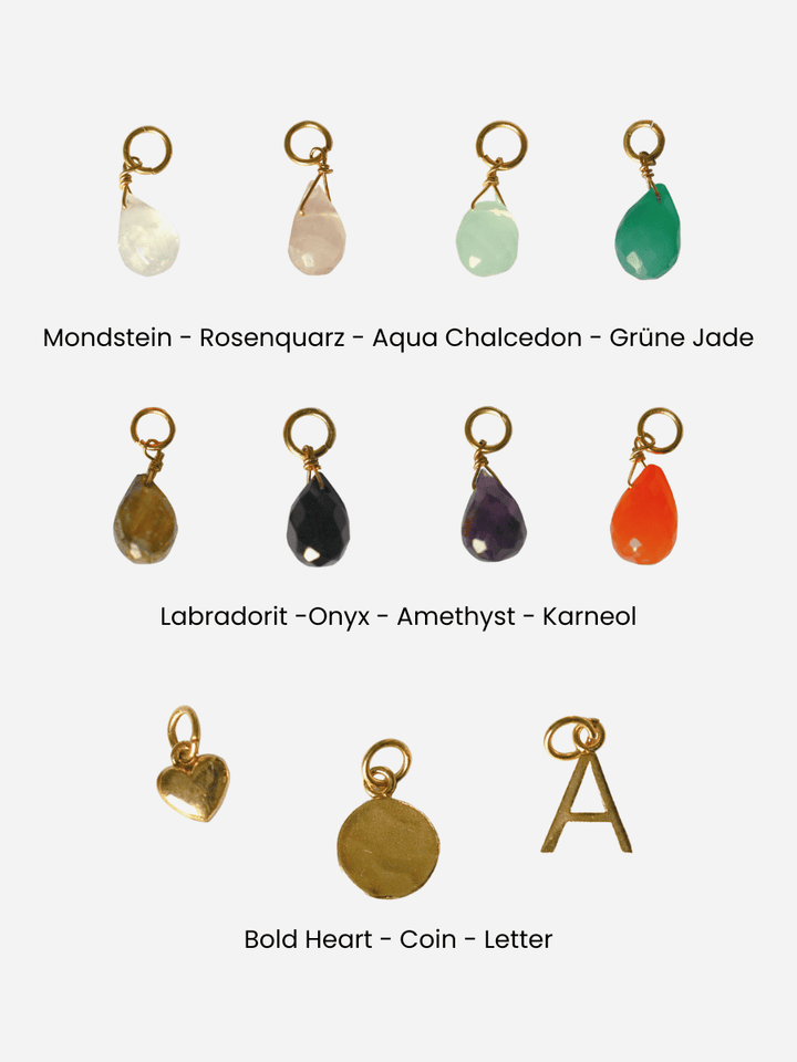 Personalized Necklace mit zwei Anhängern (wasserfest)