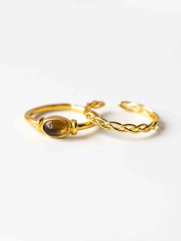 Vintage Braided Ring Set (wasserfest)