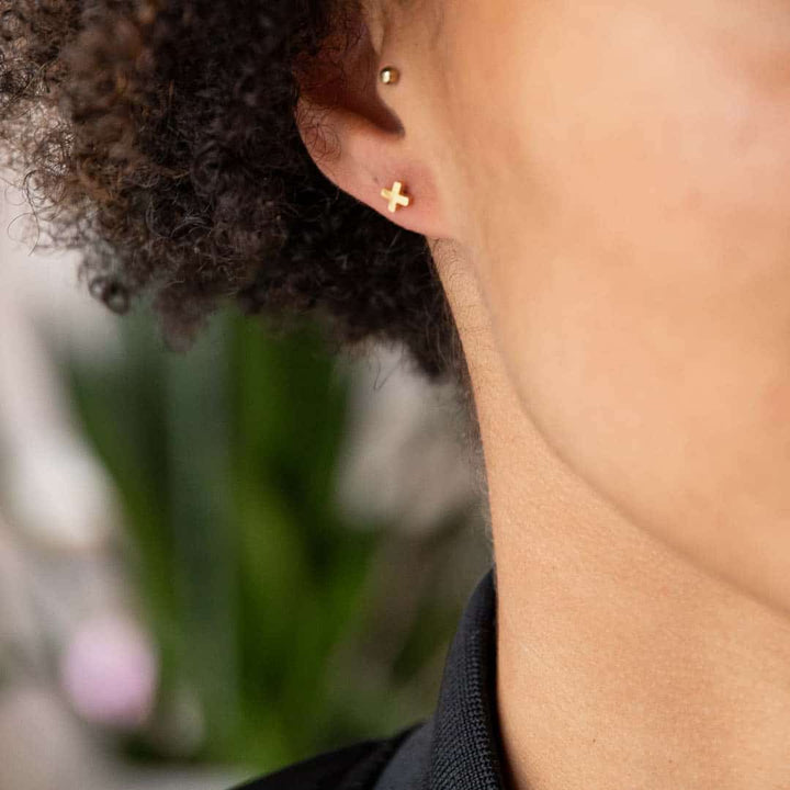 Lil Cross Stud - Ohrstecker (waterproof)