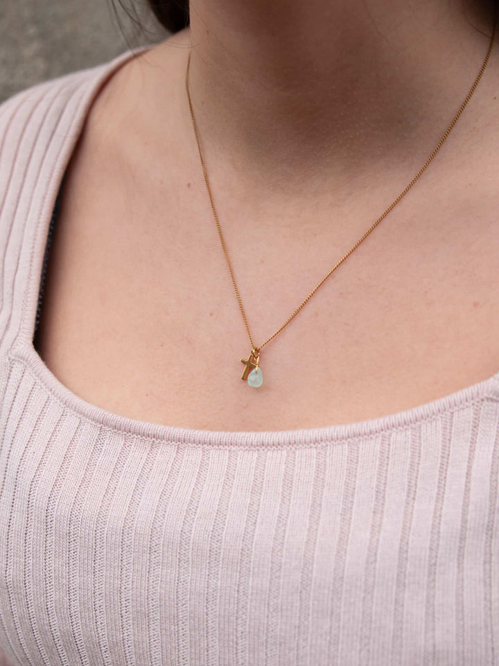 Personalized Cross Necklace - Halskette