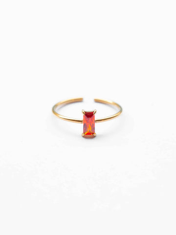 Vertical Hannah Ring - Fingerring (wasserfest)
